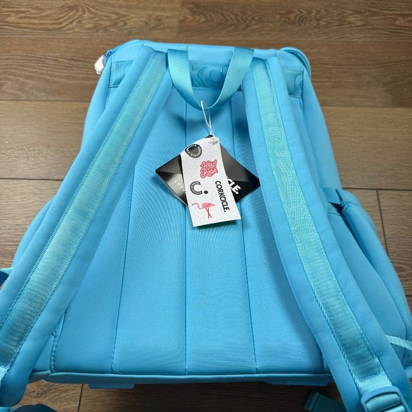 Corkcicle Lotus Pack Soft Insulated Backpack Cooler Santorini NWT 24 Can, Blue - Picture 6 of 12